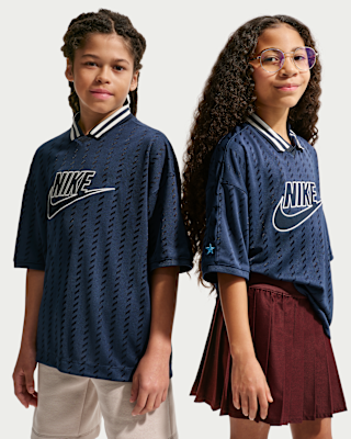 Nike Sportswear Big Kids' Short-Sleeve Jersey. Nike.com